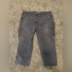 CARHARTT RUGGED FLEX® DUCK DOUBLE-FRONT DUNGAREE WORK PANTS